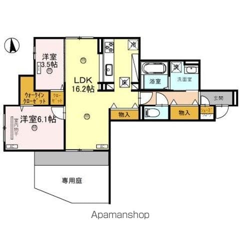カーサルミノサ王子町の間取り写真