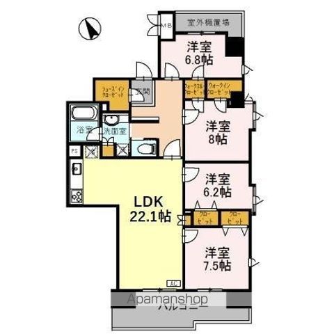 プレミスト金沢駅西本町の間取り写真