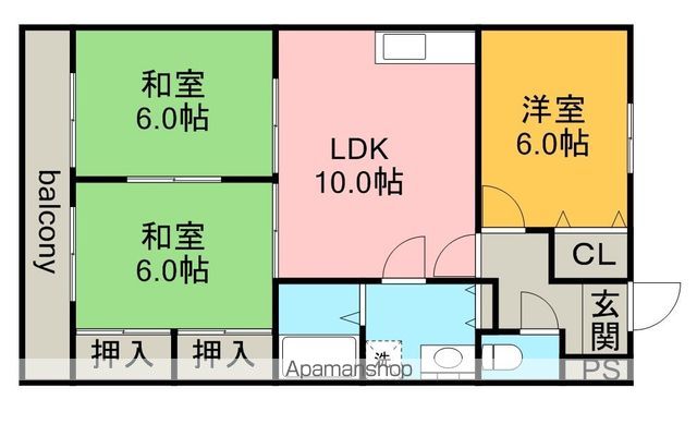セピアパレスの間取り写真