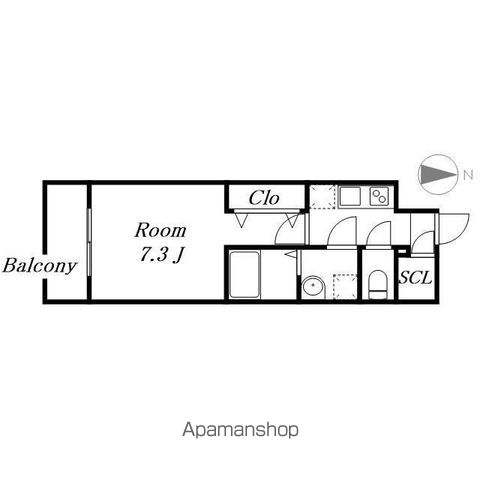 SーRESIDENCE亀島駅前ASCENTの間取り写真