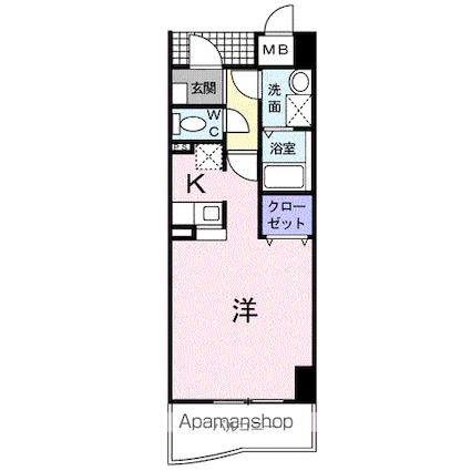 グレース　ヴィレッジ[1K/30.06m2]の間取図