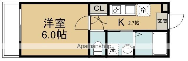 プラウドシャトー若葉の間取り写真