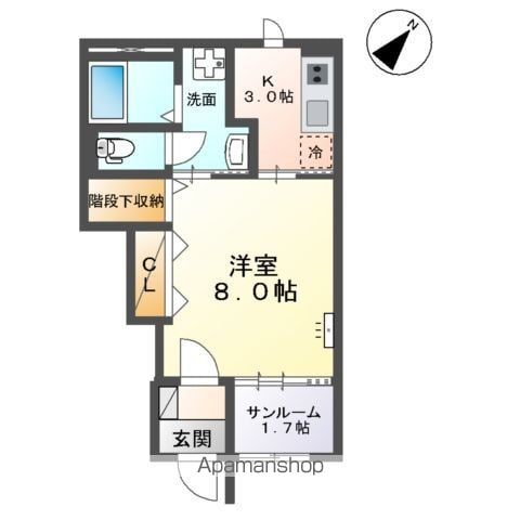 COCO LEAFの間取り写真