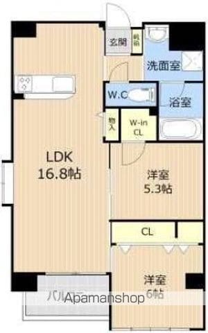 GLC新大江の間取り写真