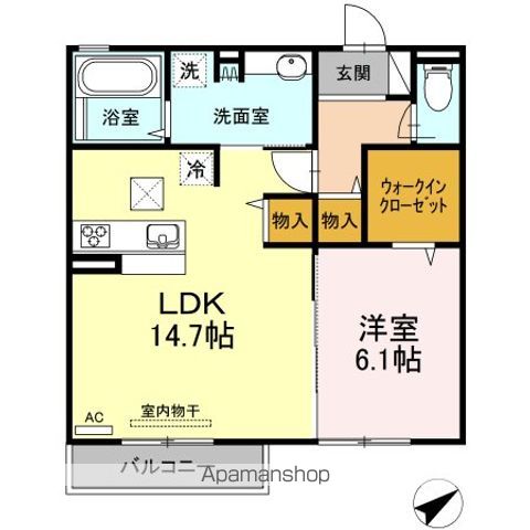 サンモール東川口 B棟の間取り写真