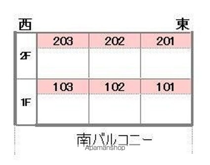 コーポ安田[3K/49.5m2]の配置図