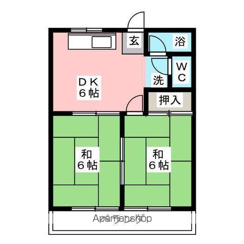 コーポ浅野の間取り写真