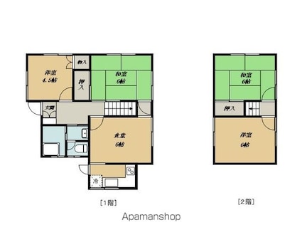 蒲生堂町Ｋ貸家[4DK/245.79m2]の間取図
