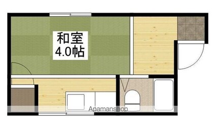 広島県広島市西区井口４丁目[1R/16m2]の間取図
