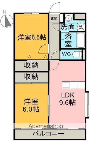 青葉ハイツ2の間取り写真