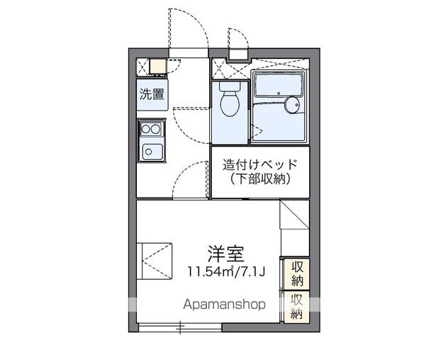 レオパレスバロンの間取り写真