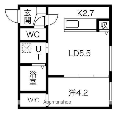 COMSA月寒中央の間取り写真