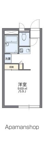 レオパレスフレッシュIIIの間取り写真