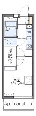 レオパレスΒの間取り