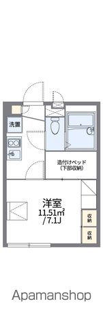 レオパレスブライト ビューティの間取り写真