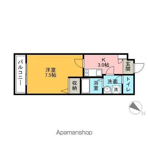 【福岡市東区和白丘のマンションの間取り】