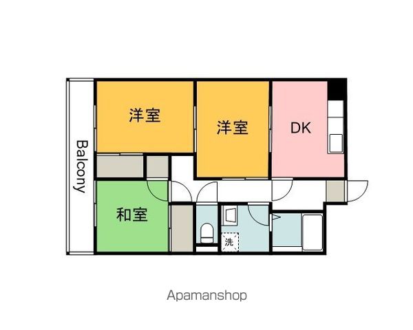 COLORS五日市の間取り写真