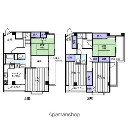 加昌マンション[4SLDK/130.3m2]の間取図