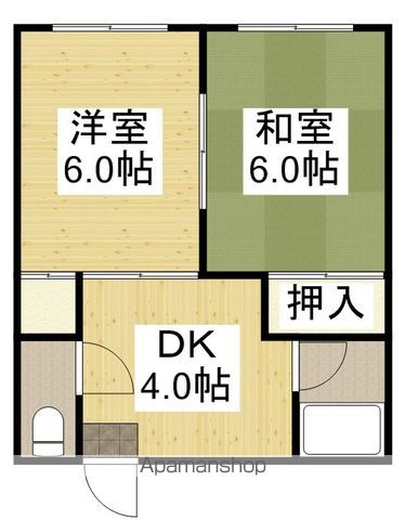 福山不動産ビルの間取り写真