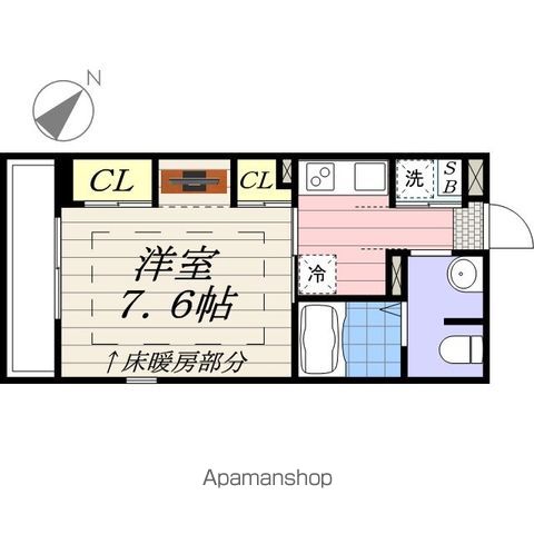 【千葉市花見川区検見川町のマンションの間取り】