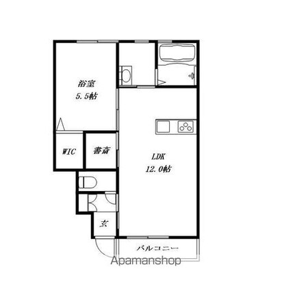 マインズスクエア[1LDK/41.31m2]の間取図