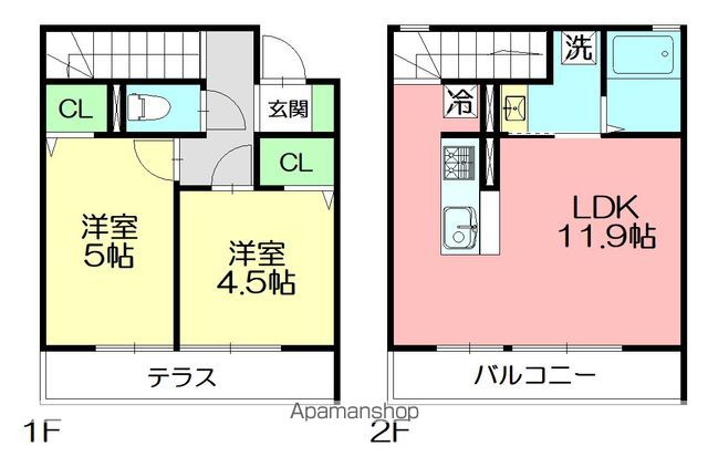 ソワニエ松が岡の間取り写真