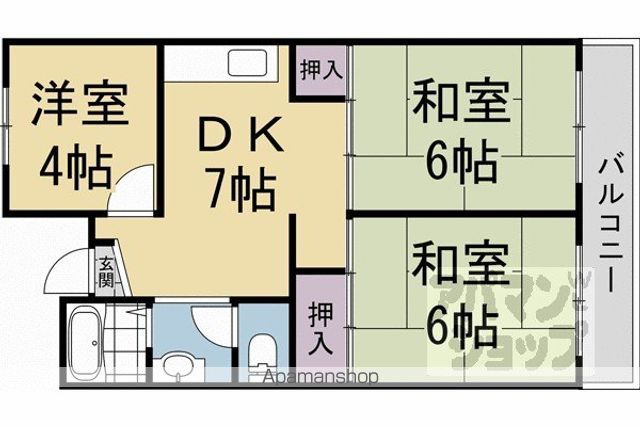 ラフォーレKEGOの間取り写真