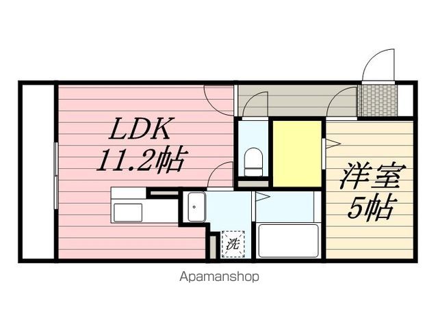 【ヒルズ堀割Ａの間取り】