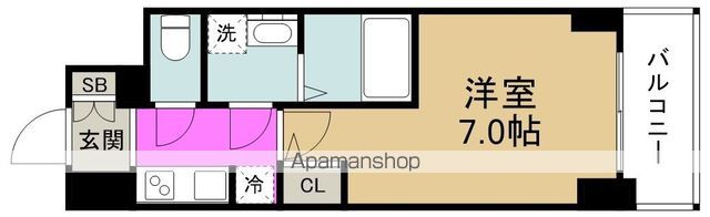 S−RESIDENCE福島ALOVITAの間取り写真