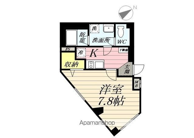 B’CASA鶴見本町通の間取り写真