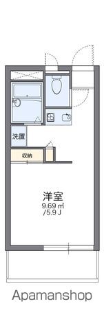 レオパレスフローラⅠの間取り