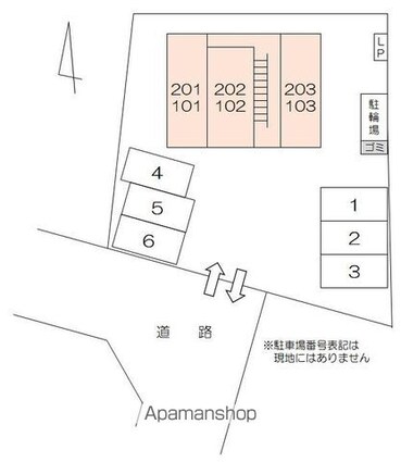 プレミアムレジデンス香西南町[1K/23.13m2]の配置図