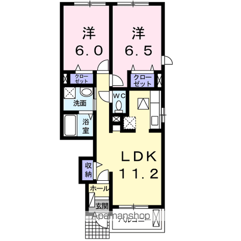 袋井市 2階建 築15年の間取り写真