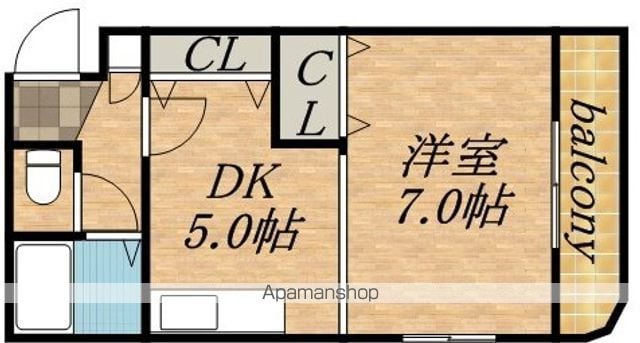 エンドレス三井南6条の間取り写真