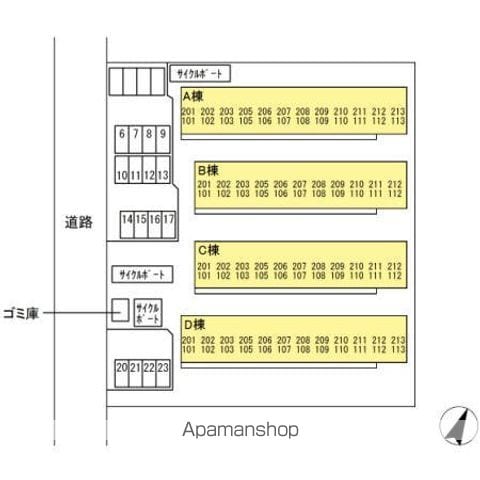 ドルフ北烏山　Ｂ 206 ｜ 東京都世田谷区北烏山７丁目11-21（賃貸アパート1K・2階・20.03㎡） その15