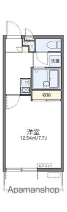 レオパレスコンフォートフレアⅢ[1K/23.18m2]の間取図