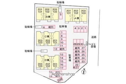 香川県綾歌郡綾川町萱原[1LDK/50.16m2]の配置図