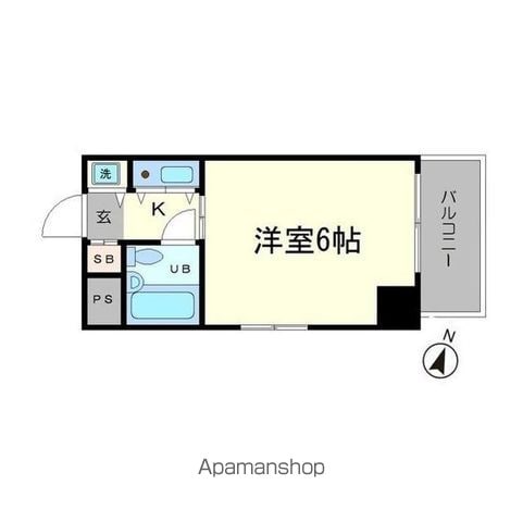 【世田谷区上用賀のマンションの間取り】