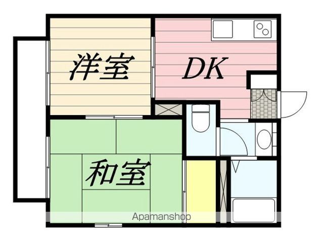 レインボー太陽の間取り写真