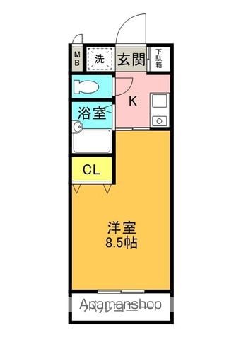 ライフハイム須賀の間取り写真