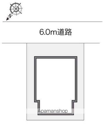 レオパレスマーガレット[1K/23.1m2]の配置図