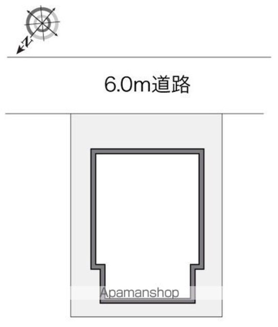 レオパレスマーガレット[1K/23.1m2]の配置図