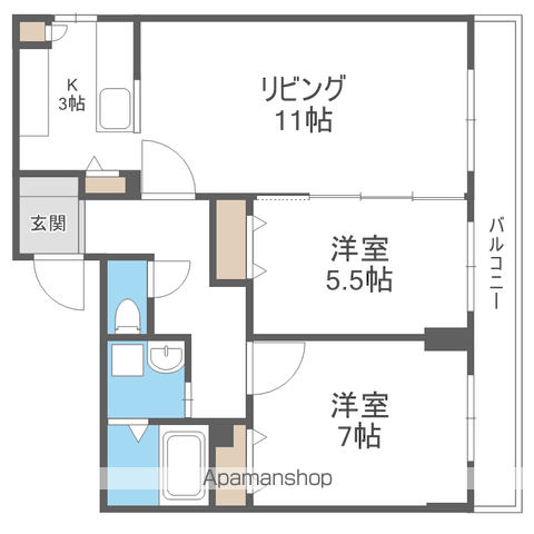 ラディア山鼻の間取り写真