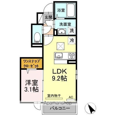 フルール ドゥ リリーの間取り写真