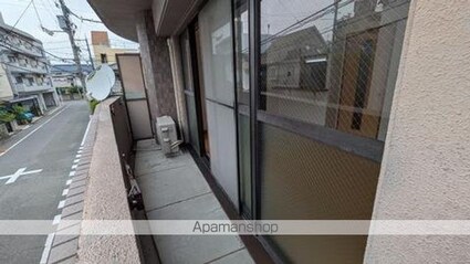 広島県広島市中区白島九軒町[1K/32.45m2]のバルコニー