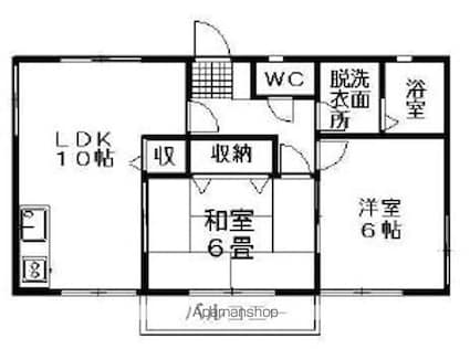 グレースクレセントハイム[2LDK/52.11m2]の間取図