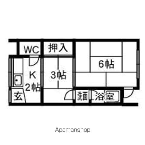 大和アパートの間取り写真