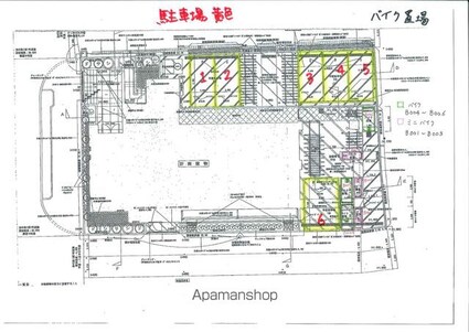 Ｎ－ｓｔａｇｅ八王子Ⅱ[1K/22.94m2]の配置図