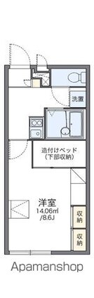 レオパレスＡ　Ｉ[1K/23.18m2]の間取図