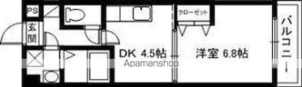 ＴＨＥ　ＳＫＹ　ＶＩＥＷ[1DK/29.25m2]の間取図